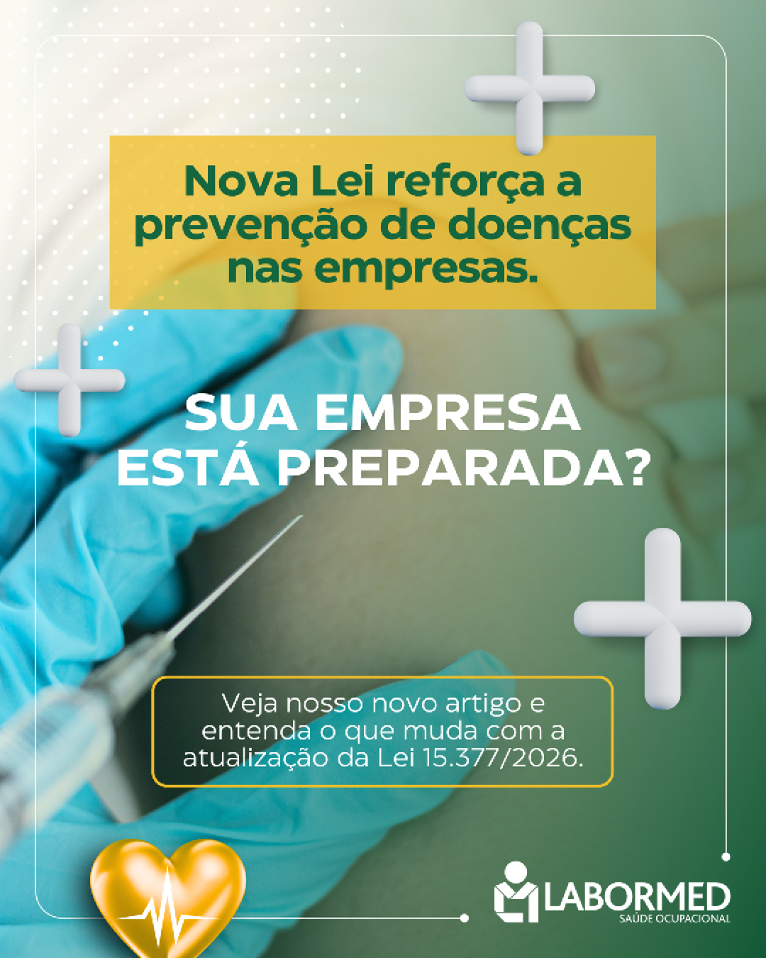 You are currently viewing Como a atualização da Lei 15733 vai reforçar a prevenção de doenças nas empresas